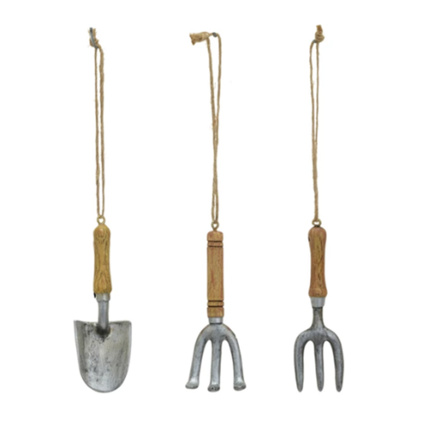 Creative Co-Op Resin Gardening Tool Ornament - Assorted Styles