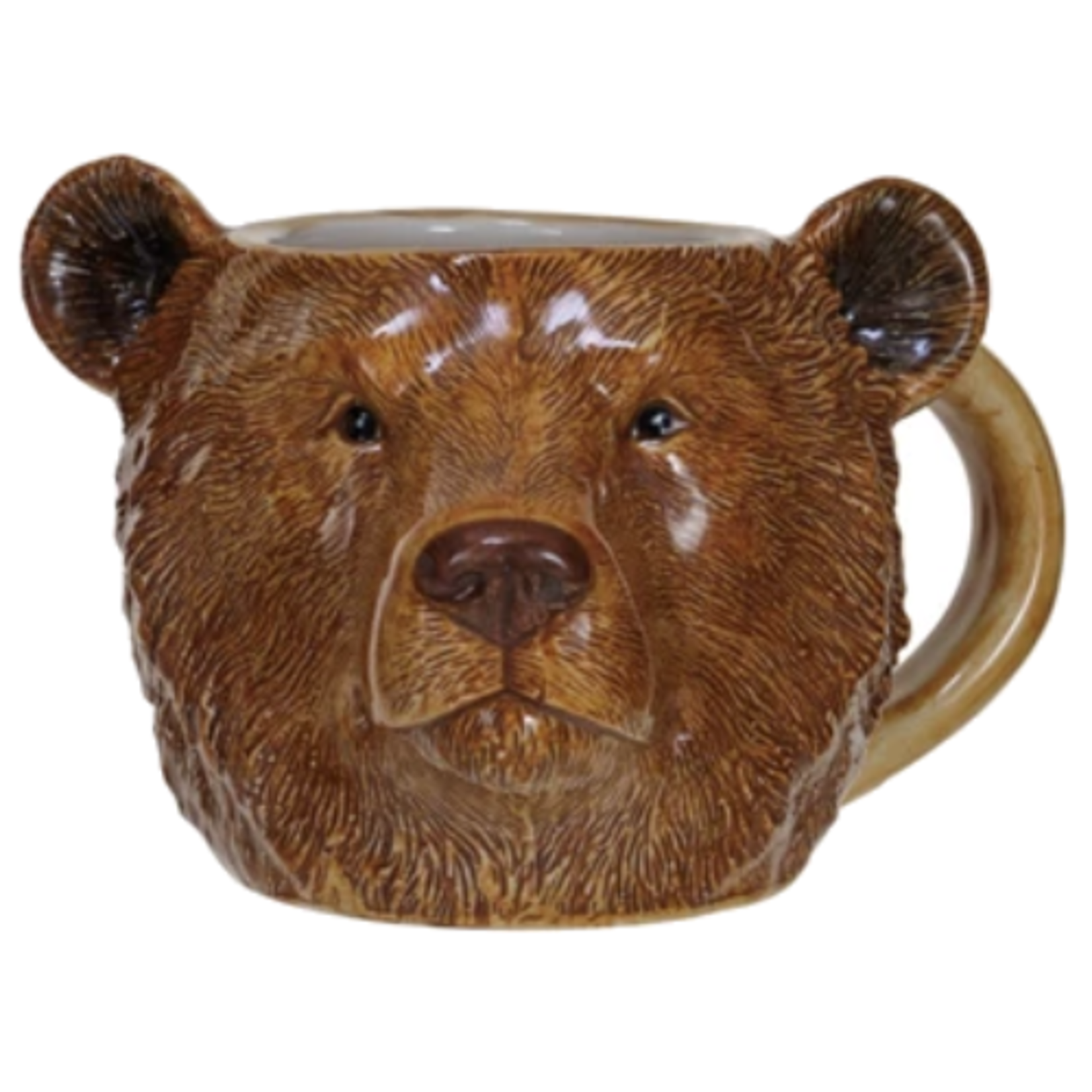 12 oz. Stoneware Animal Head Shaped Mug