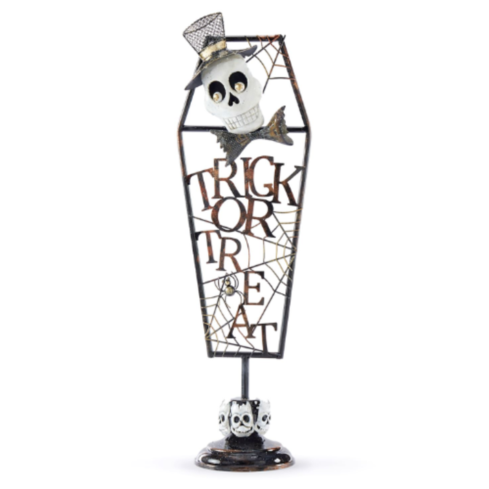 Trick Or Treat Coffin Halloween Decor