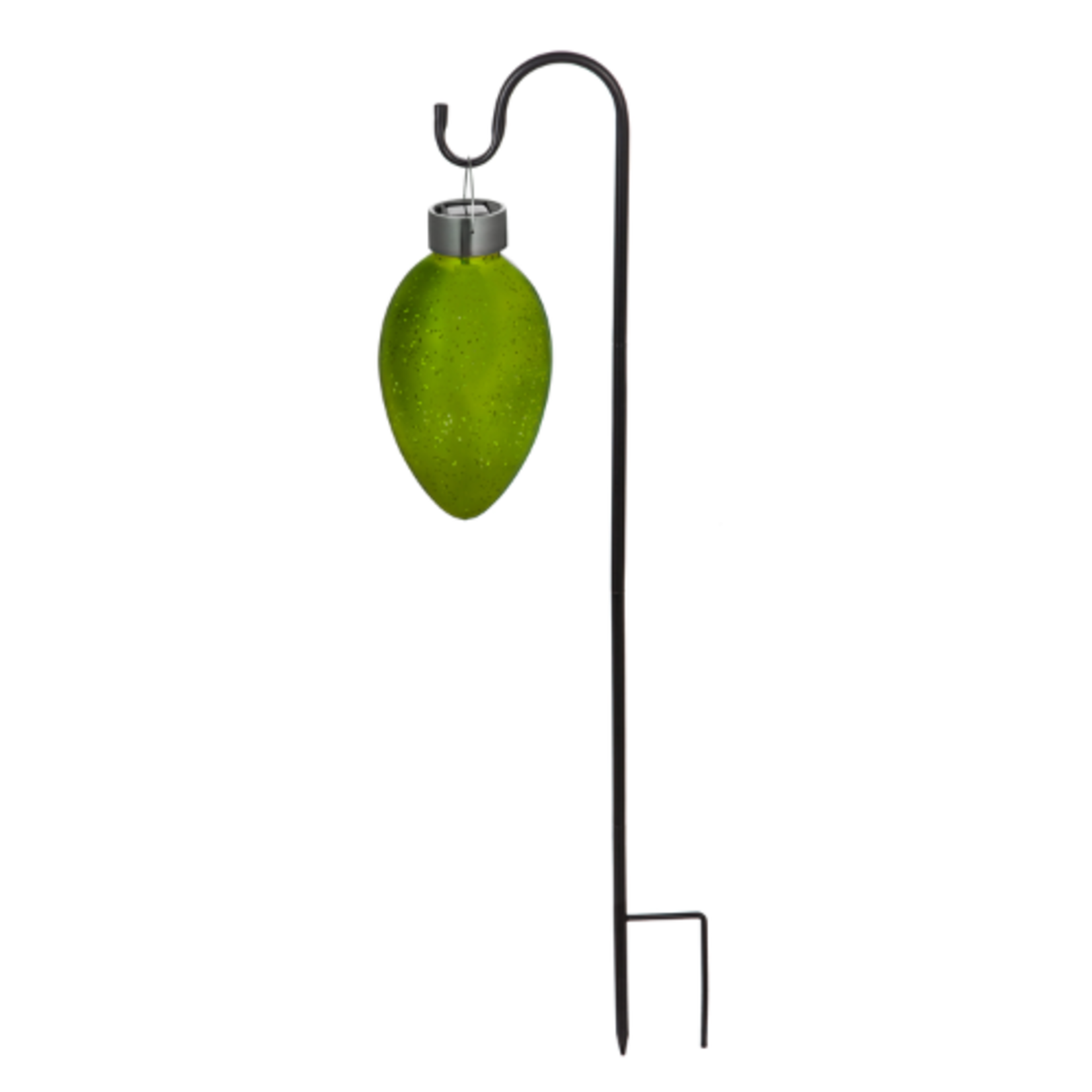 Evergreen Enterprises Solar Mercury Glass Christmas Light w/ Shepherd's Hook