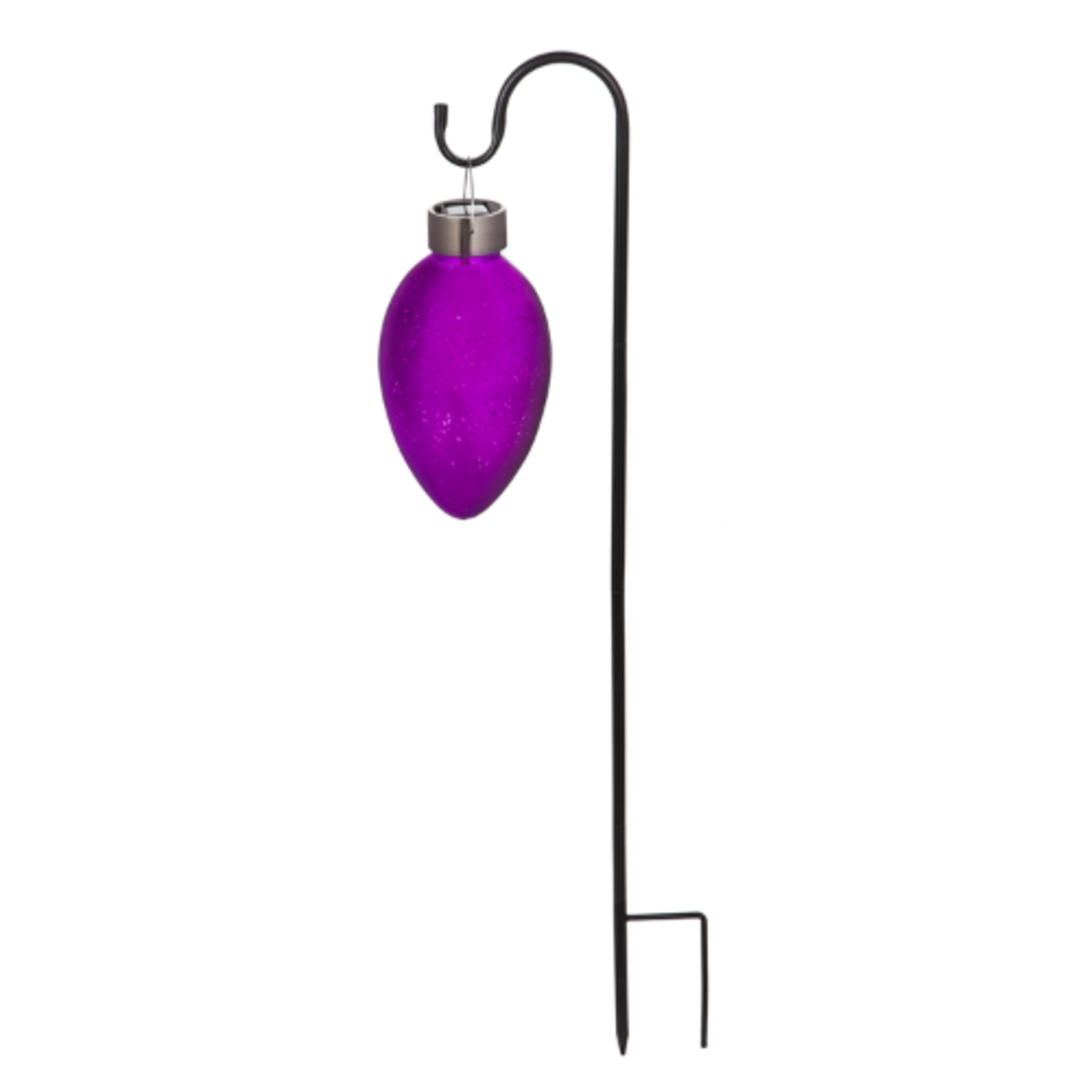 Evergreen Enterprises Solar Mercury Glass Christmas Light w/ Shepherd's Hook