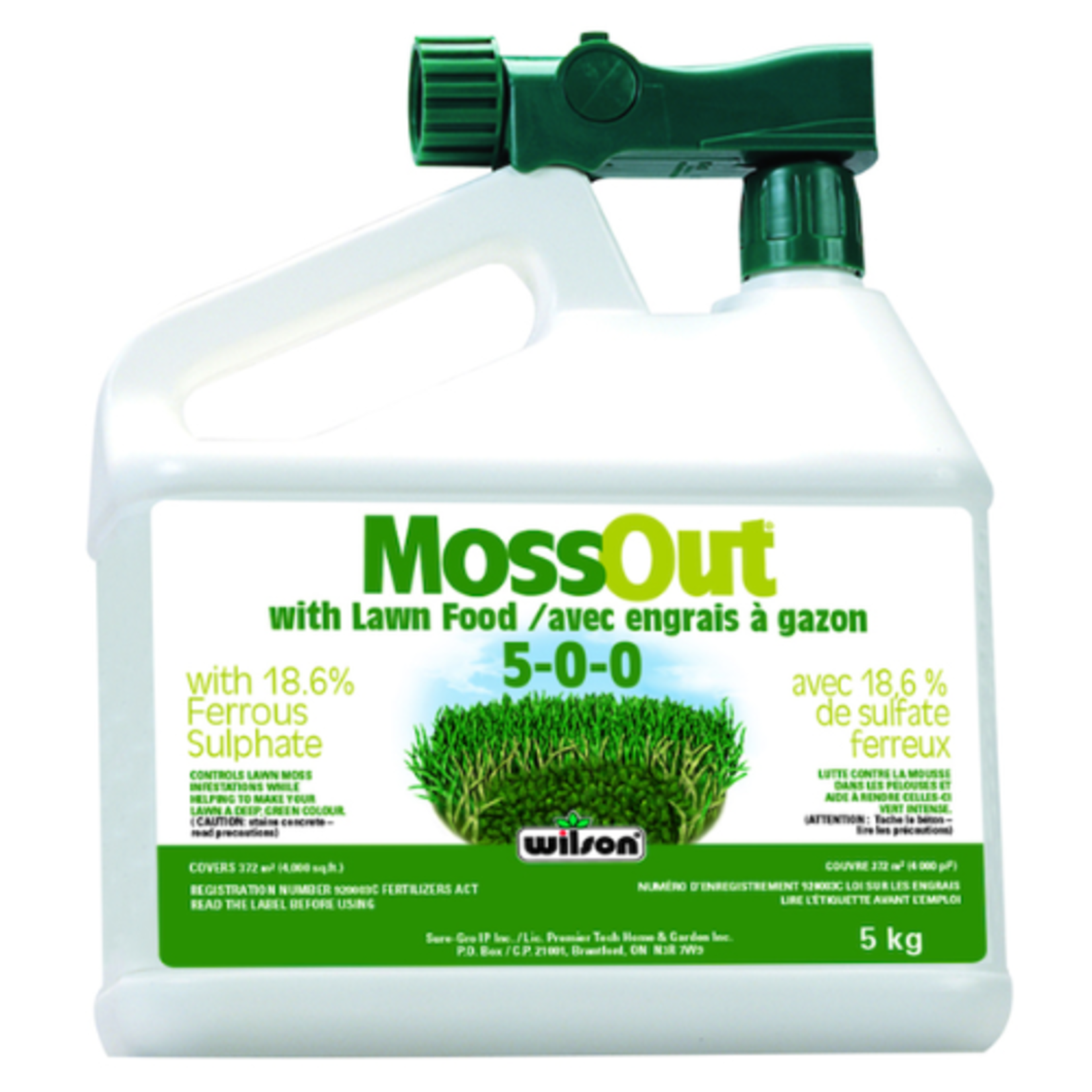 Wilson Wilson - Moss Out w/ Lawn Food 5-0-0 w/ Applicator - 2.5kg