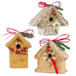 Poinsettia Birdie Cottages - Assorted Styles