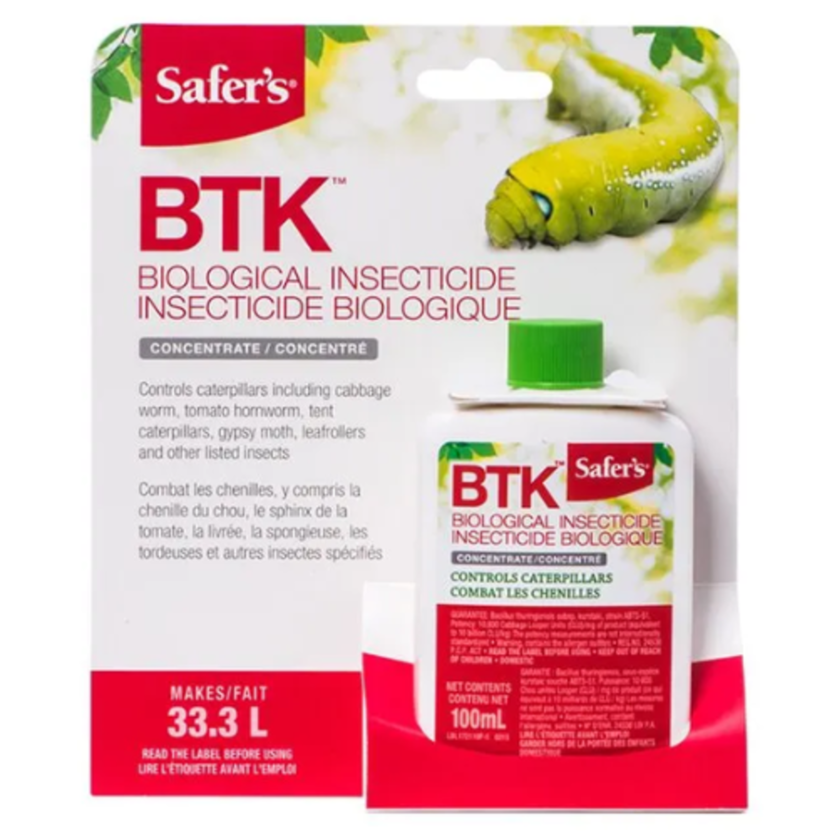 Safers Safer's - BTK Biological Insecticide Concentrate 100ml