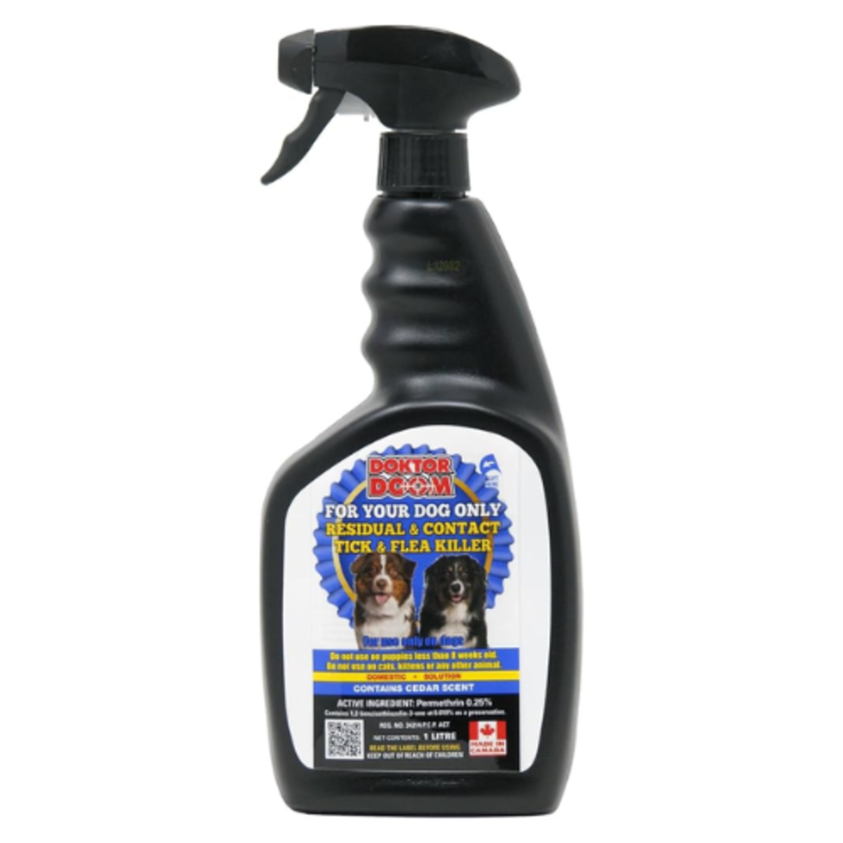 Doktor Doom Doktor Doom - For Your Dog Only Residual Barrier Tick & Flea Killer - RTU - 1000ml