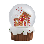 Evergreen Enterprises Resin Gingerbread House Water Globe - 5"