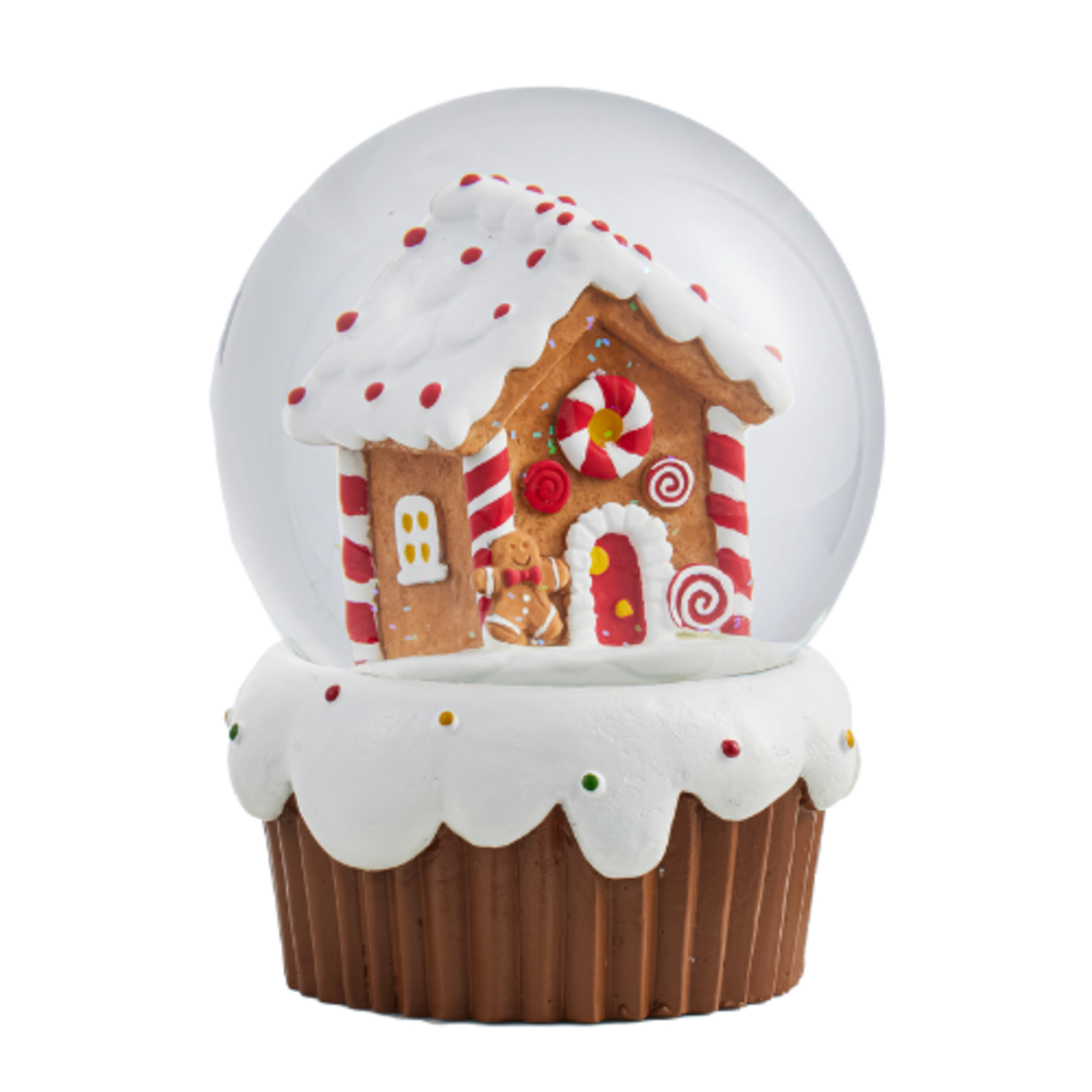 Evergreen Enterprises Resin Gingerbread House Water Globe - 5"