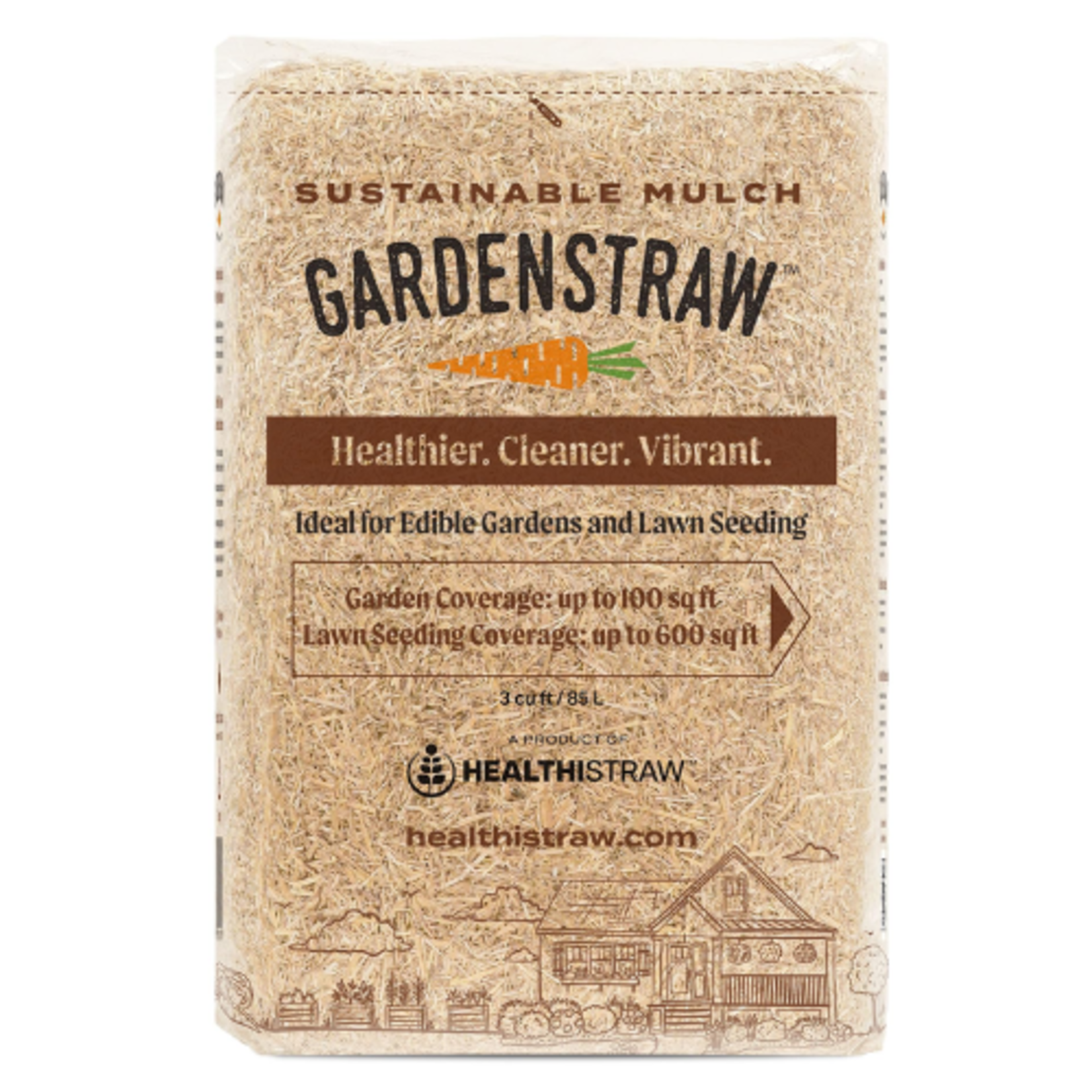 HealthiStraw HealthiStraw - GardenStraw - 3 CuFt