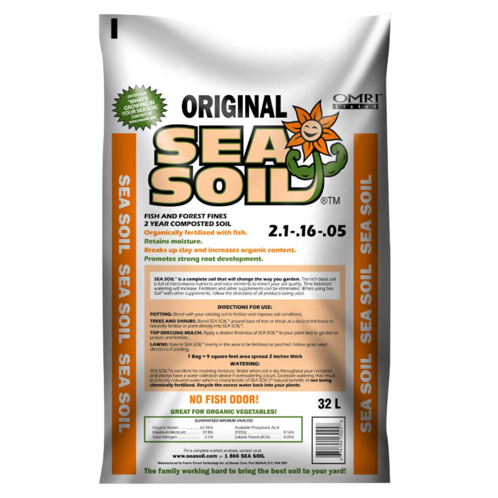 Sea Soil - 32L (15.9kg)
