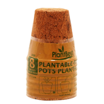 PlantBest 3.00" Biodegradable Coconut Coir Pot - 8 Pk