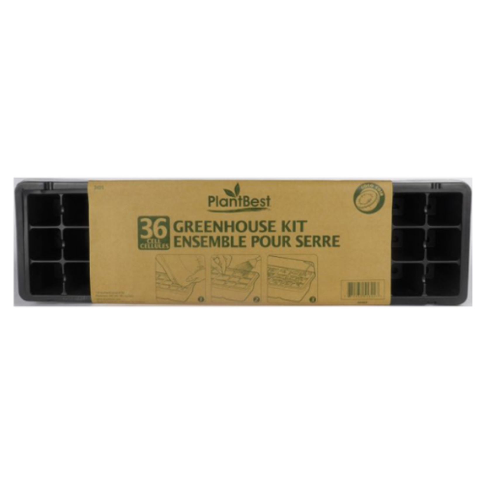 PlantBest PlantBest - 36 Cell Plastic Greenhouse Kit
