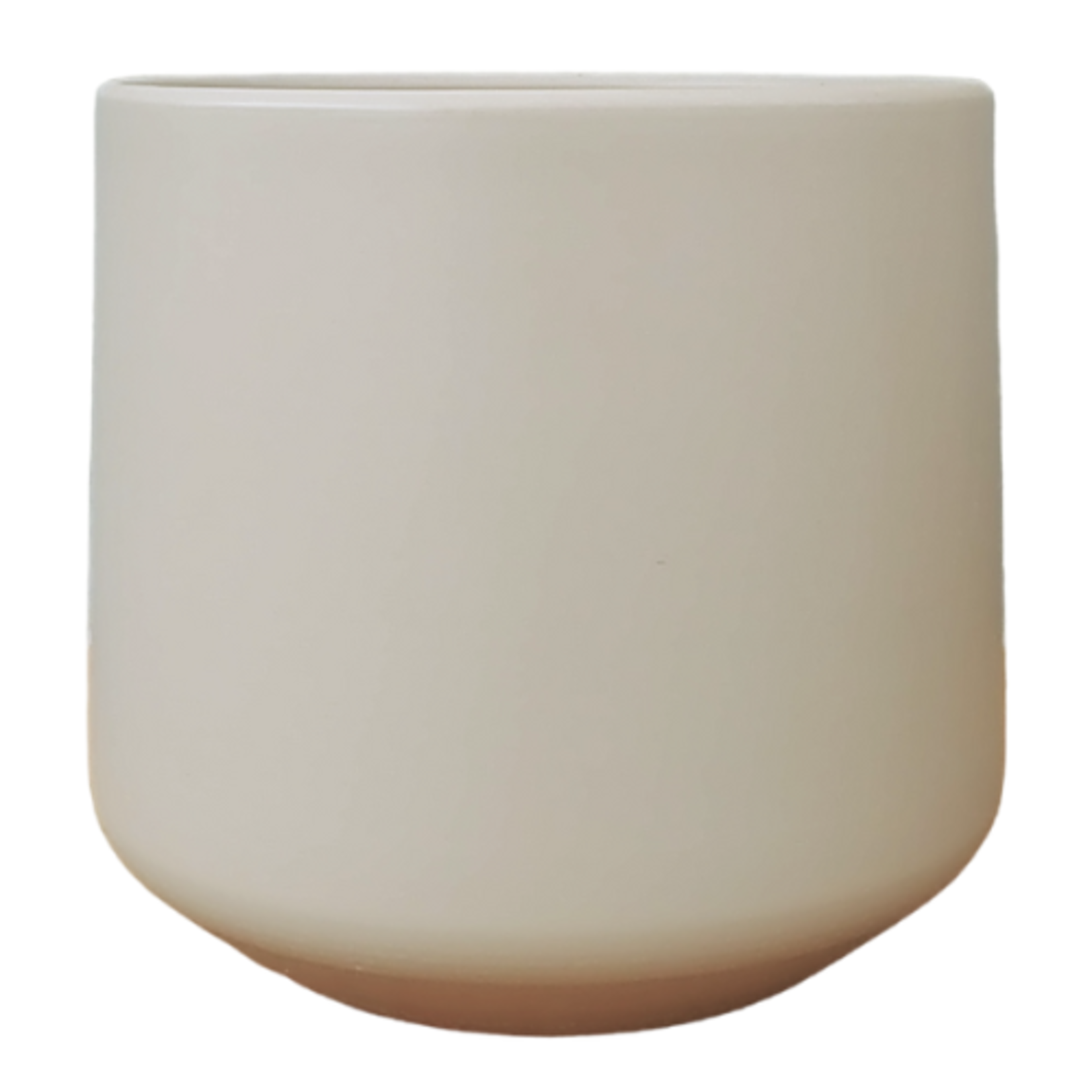 Mica Decor - Amber Pot Cover - Matte Beige