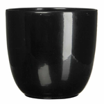 Tusca Pot Cover - Black (Gloss)