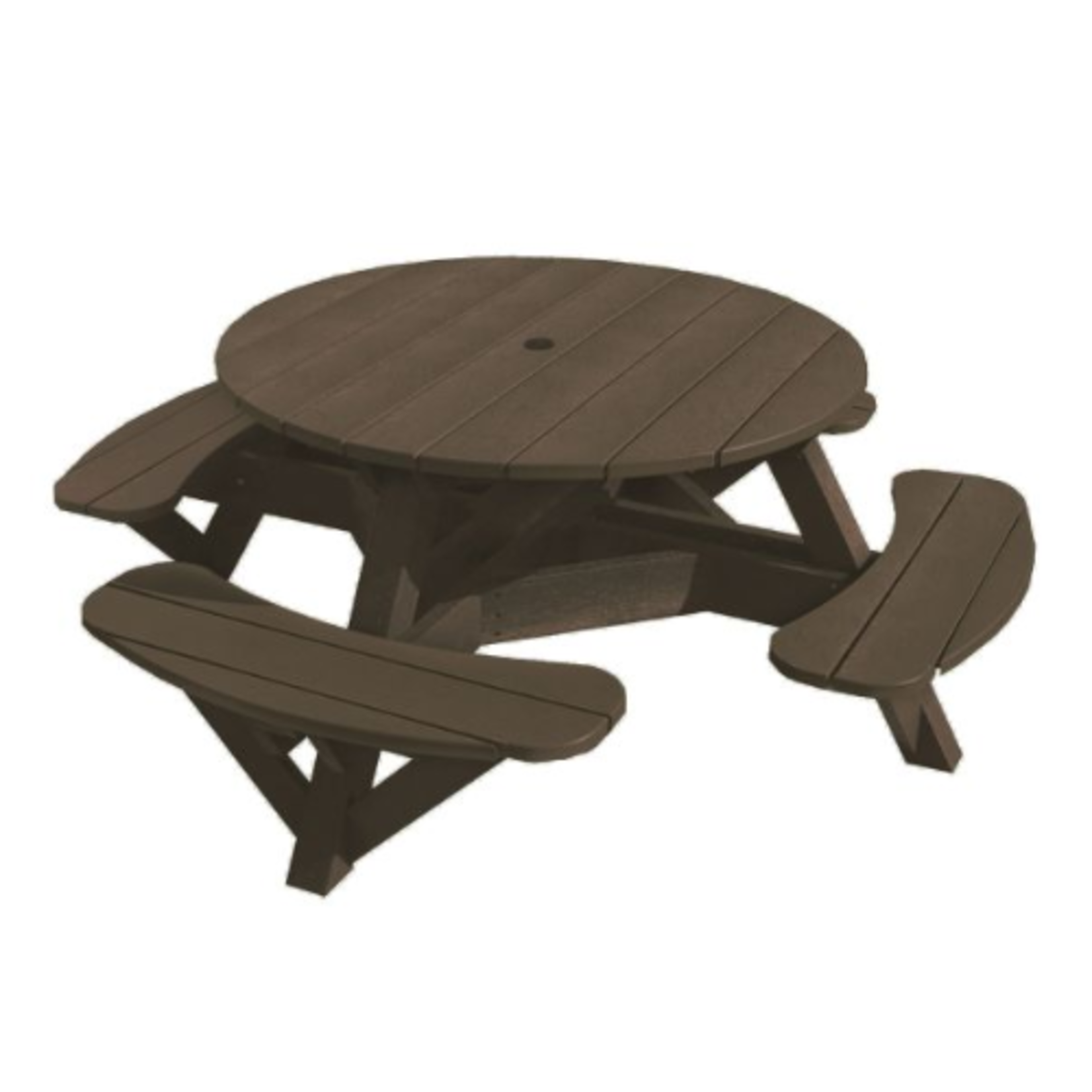 C.R. Plastics C.R. Plastic - 51" Round Picnic Table