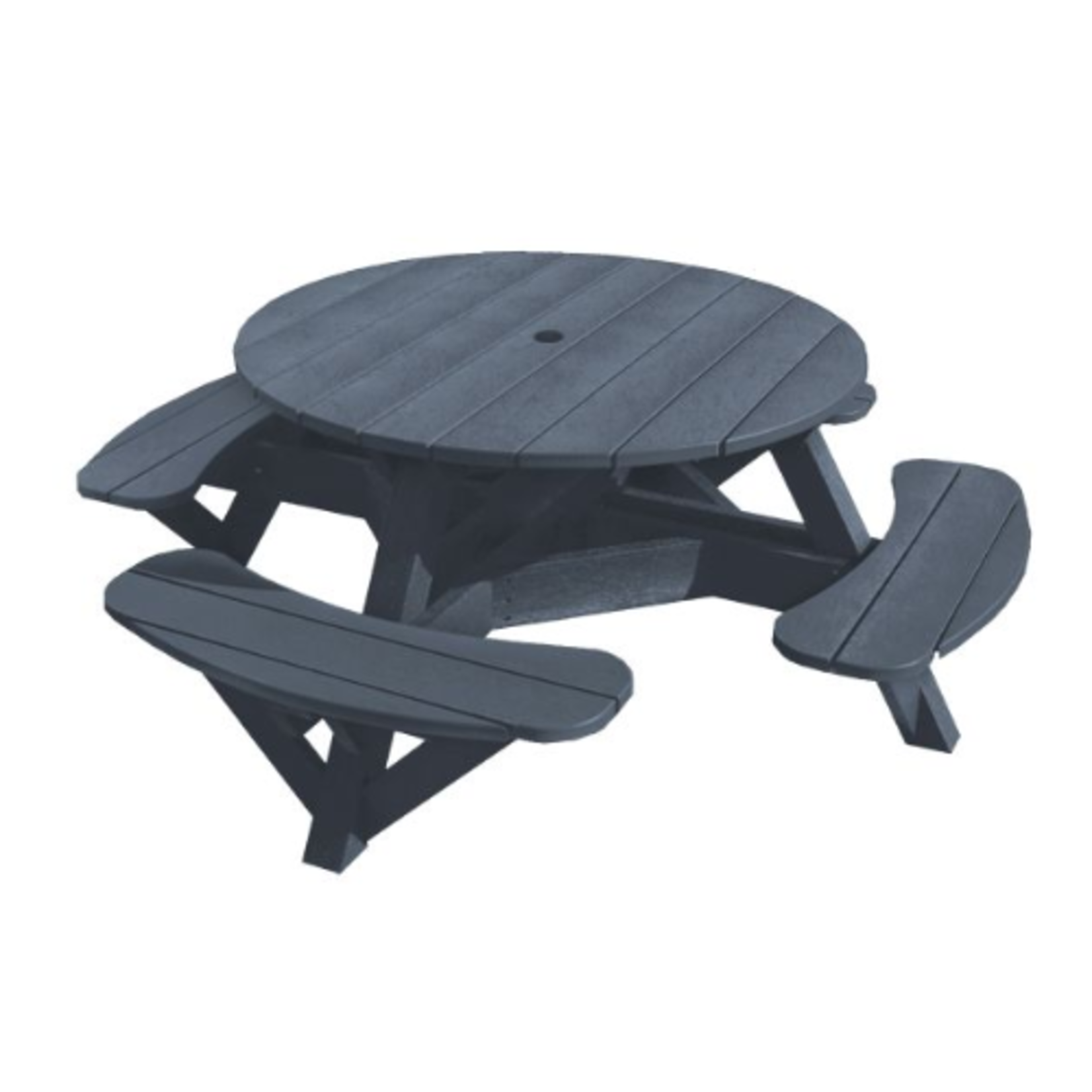 C.R. Plastics C.R. Plastic - 51" Round Picnic Table