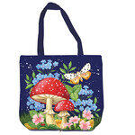 Compact Tote Bag - Welcome Mushroom