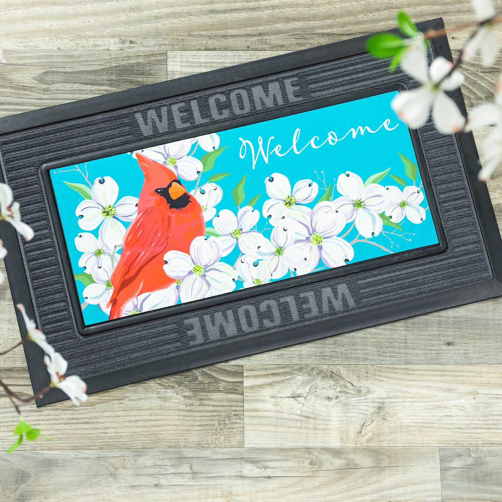 Sassafras Switch Mat - Spring Dogwood Cardinal