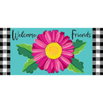 Evergreen Enterprises Sassafras Switch Mat - Welcome Friends Daisy