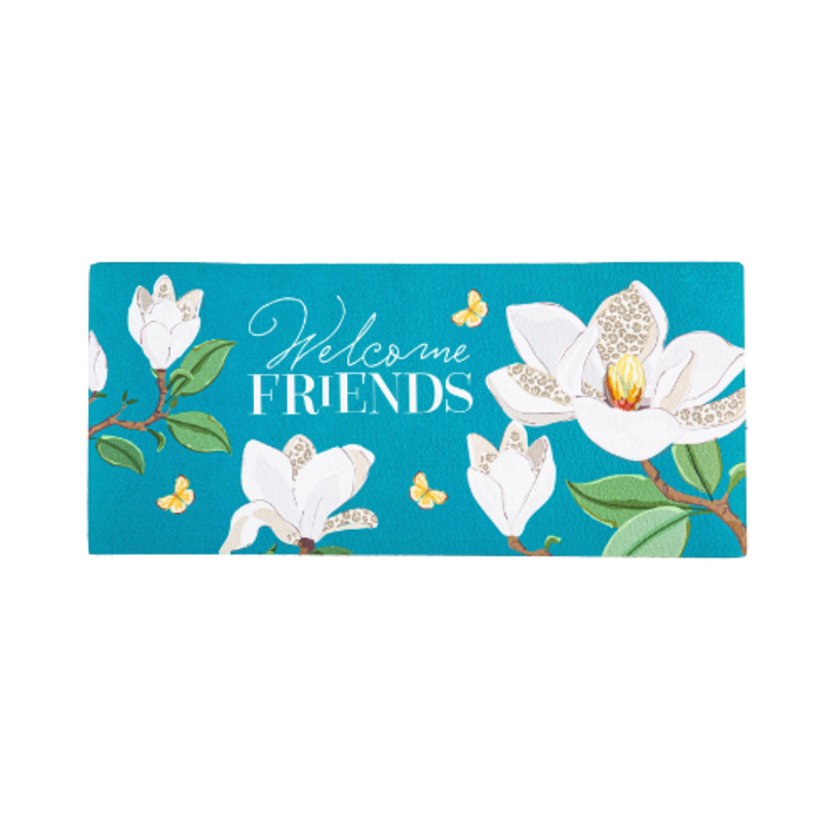 Evergreen Enterprises Leopard Magnolia Welcome Sassafras Switch Mat