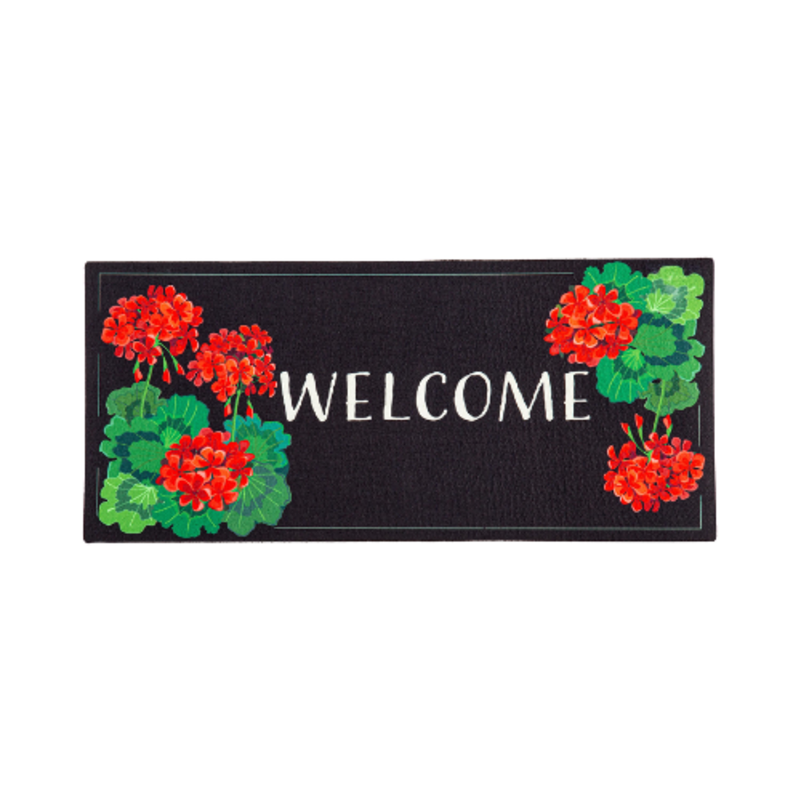 Evergreen Enterprises Geranium Welcome Sassafras Switch Mat