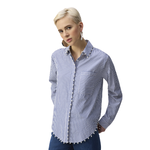 Joseph Ribkoff Striped Casual Button Blouse