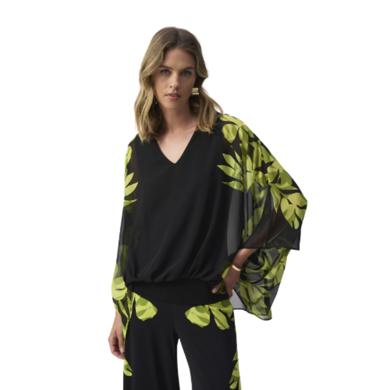 Joseph Ribkoff Joseph Ribkoff - Floral V-neck Pullover
