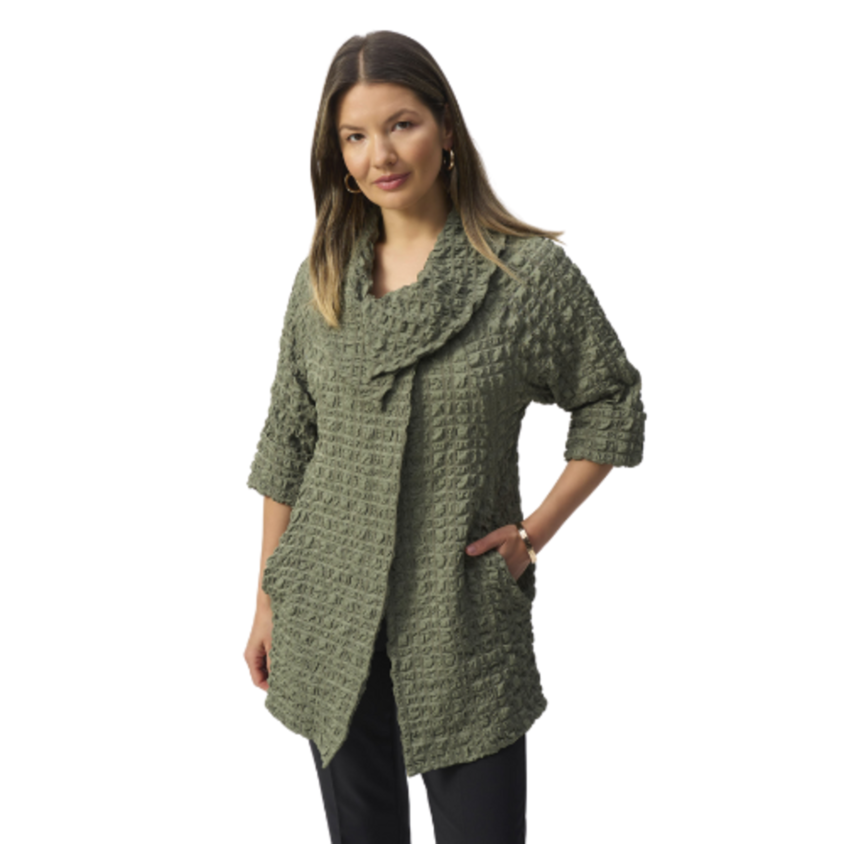 Joseph Ribkoff Joseph Ribkoff - Textured Cowl Neck Jacket