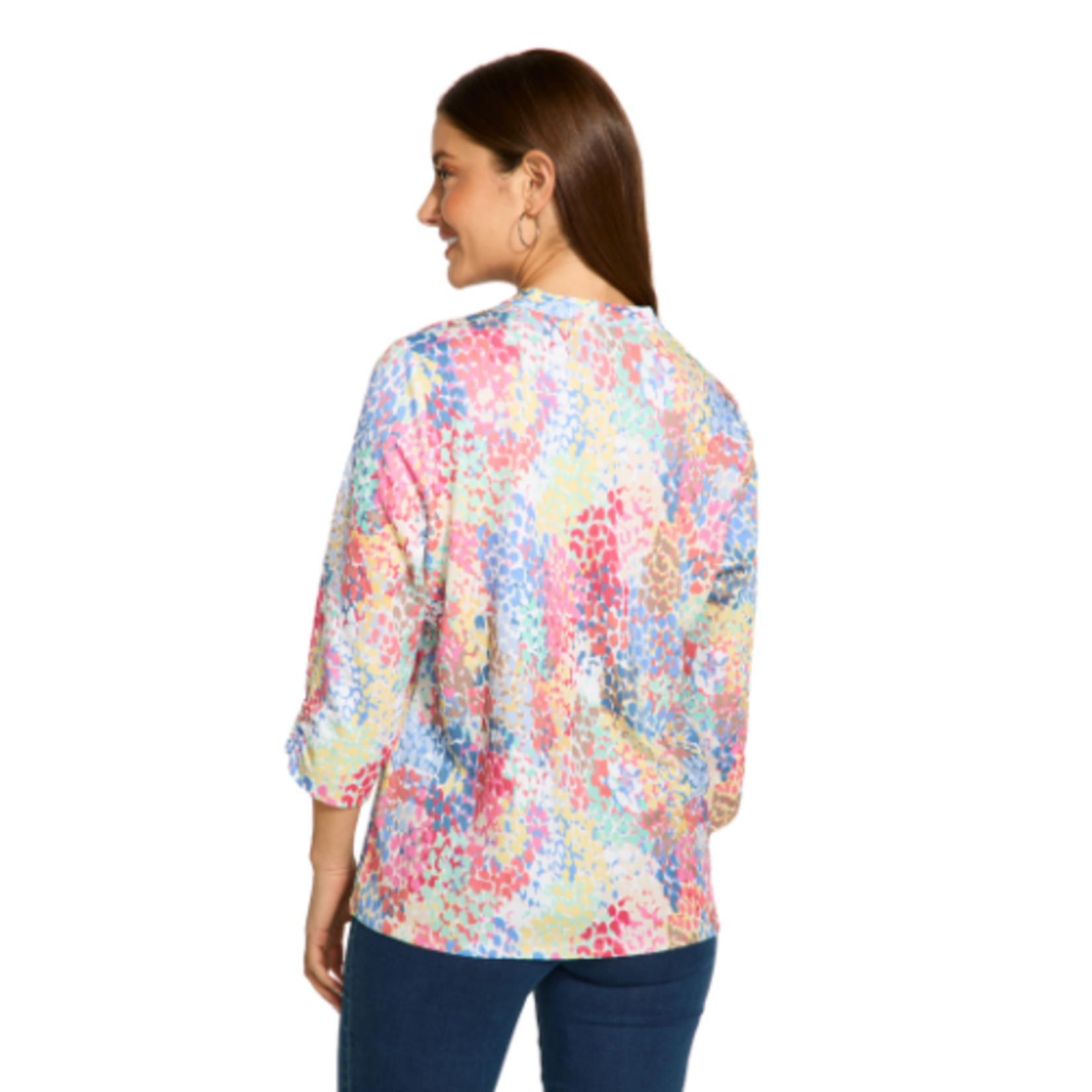 French Dressing Jeans French Dressing - 3/4 Sleeve V-Neck Top