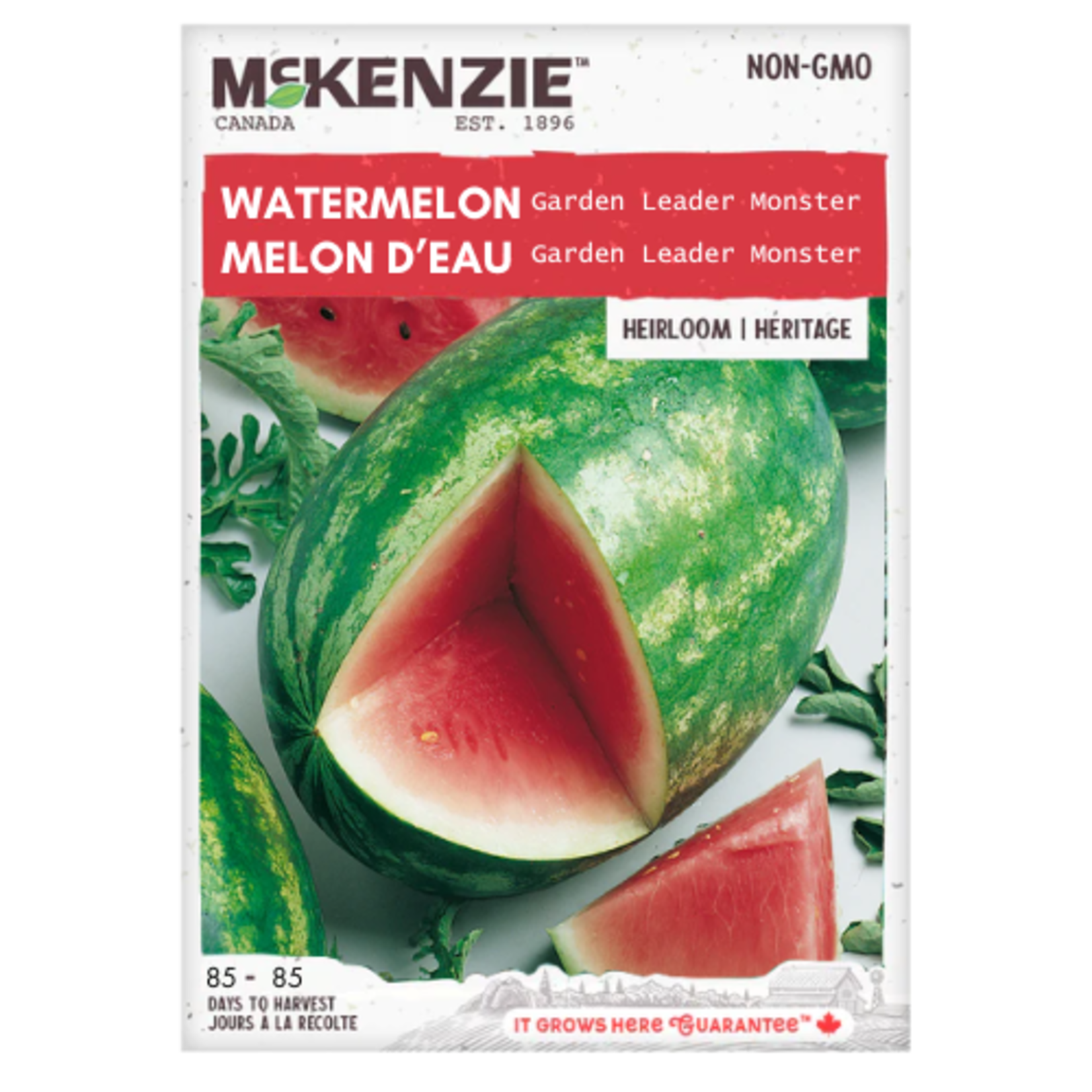 McKenzie Seeds McKenzie Seeds - Vegetable - Seed - Watermelon Gdn Leader Monster