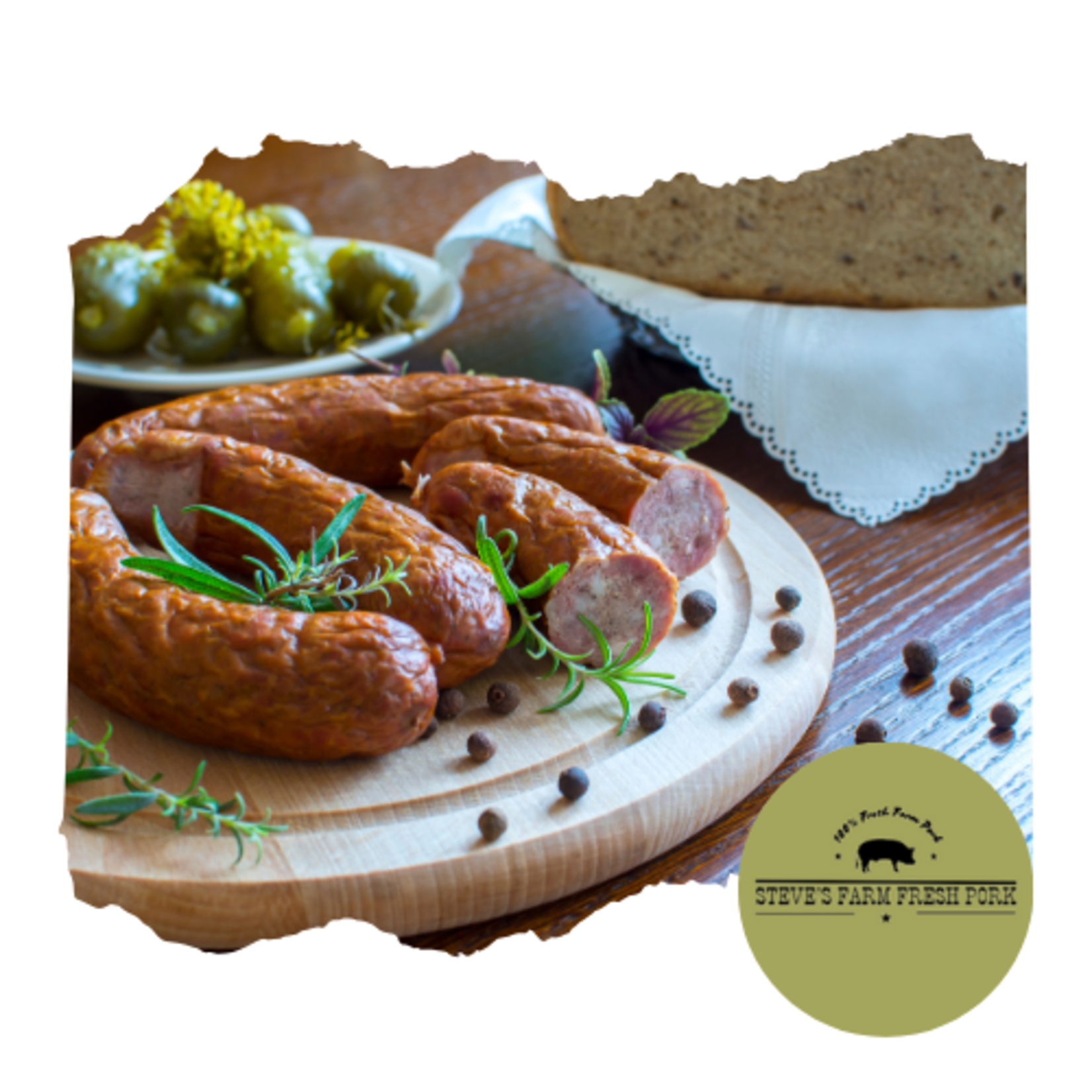 Steve's Farm Fresh Pork Steve's Farm Fresh Pork - Summer Salami Sausage