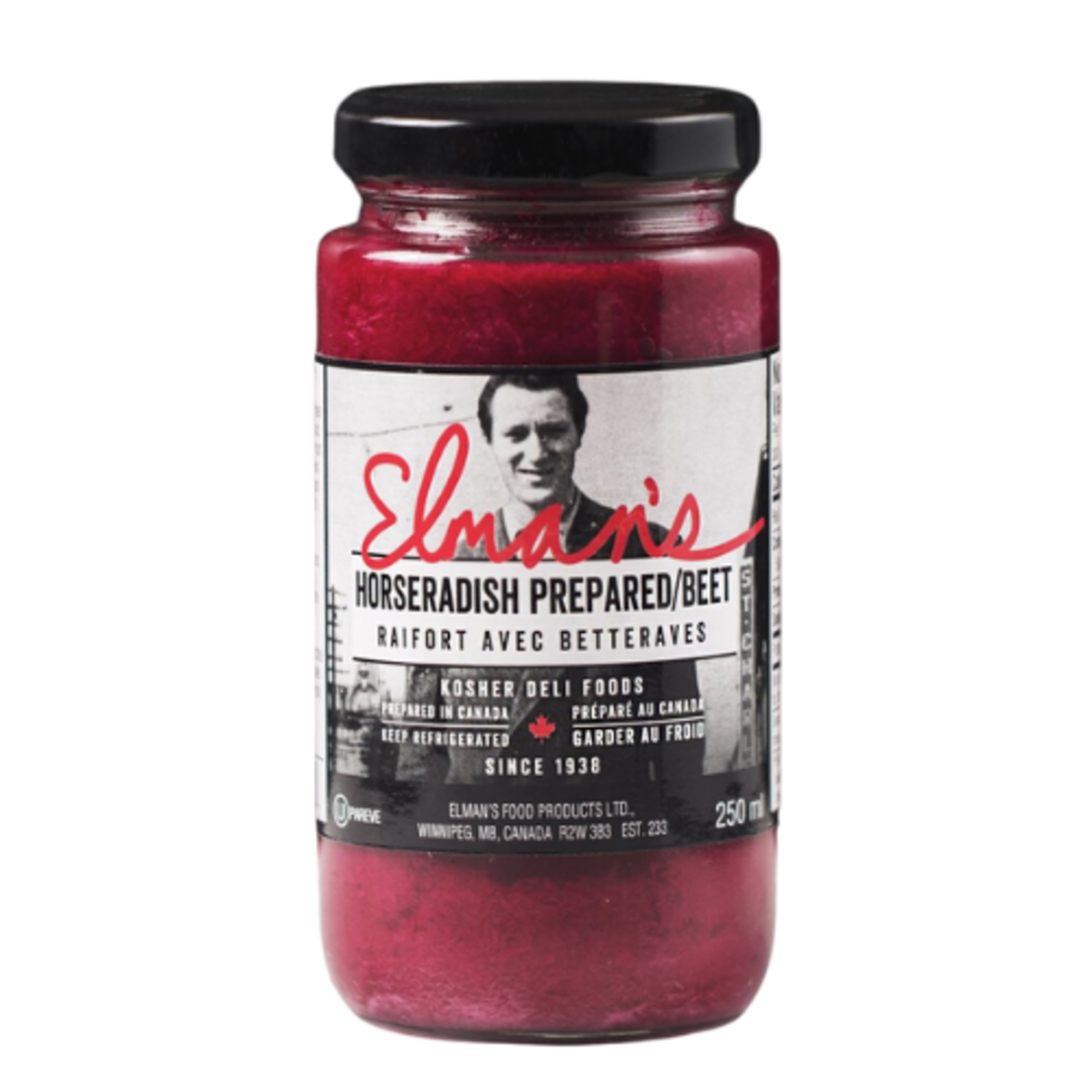 Elman's Elmans - Horseradish Prepared/Beet - 250ml
