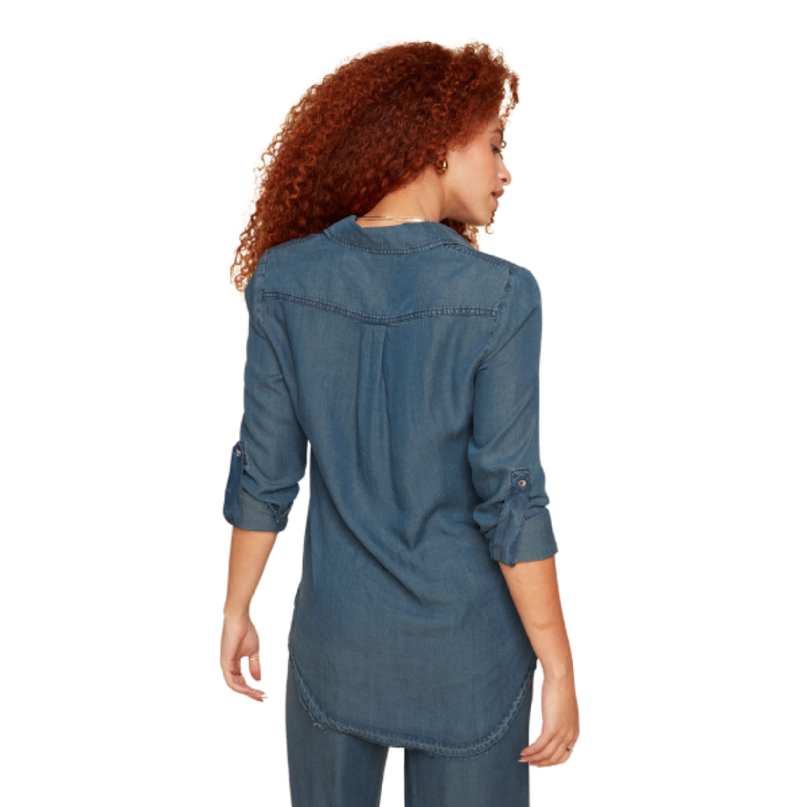 Renuar Renuar - Soft Tencel Button-up Blouse