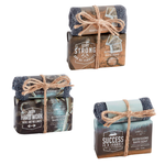 Scented Bath Soap & Soap Saver Pouch Gift Set