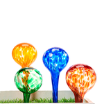 Glass Watering Ball Stake - Assorted Colors