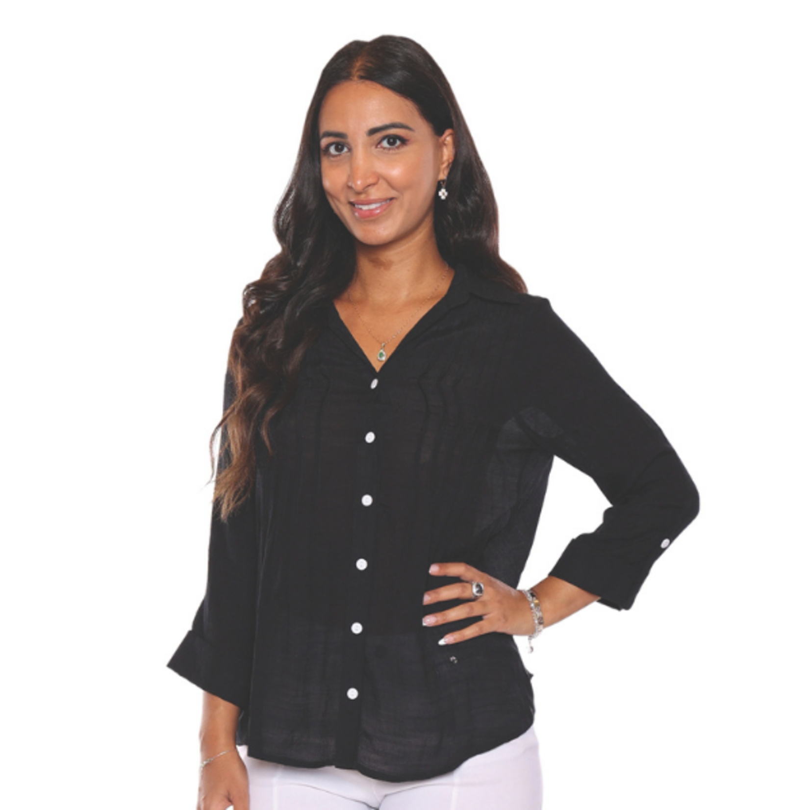 Papa Fashions Papa Fashions - Button up Blouse