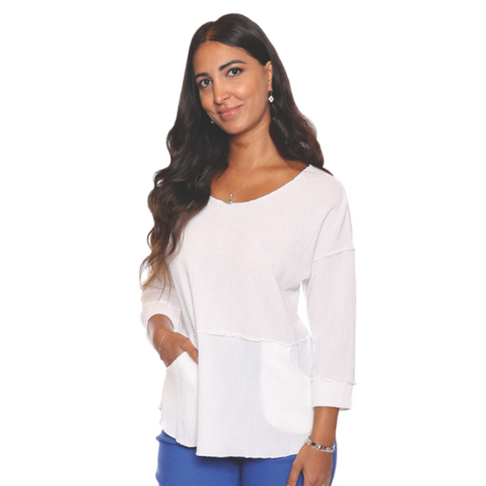 Papa Fashions Papa Fashions - 3/4 Sleeve Blouse