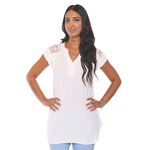 Papa Fashions V-Neck Top