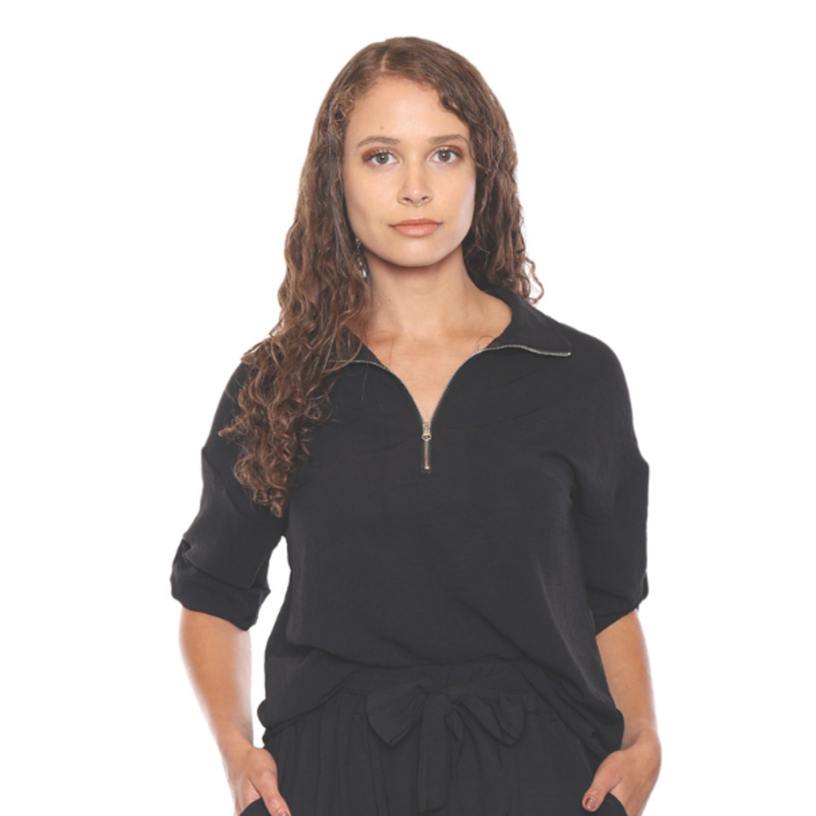 Papa Fashions Papa Fashions - 1/2 Zip Top