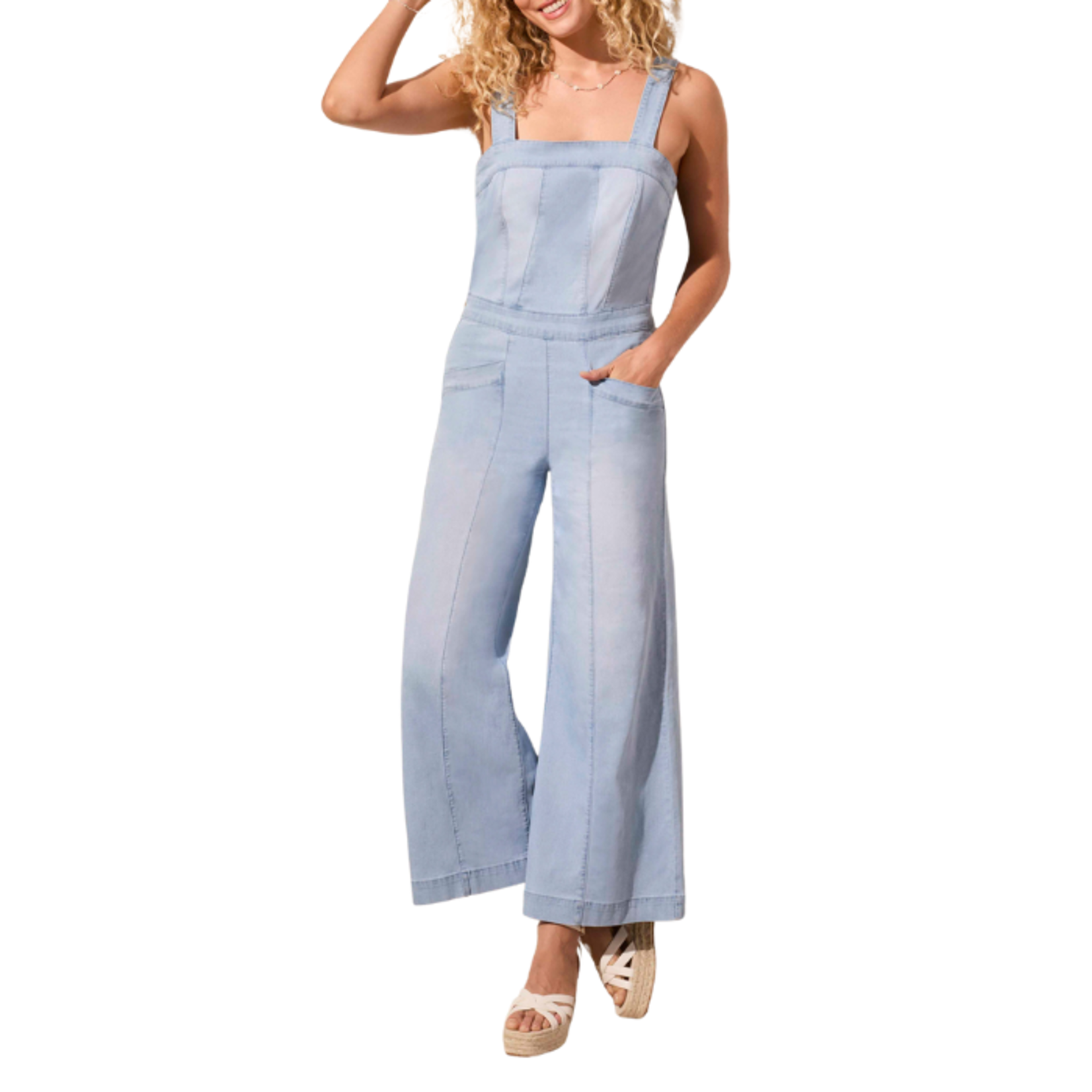 Tribal Tribal - Jumpsuit w/ Adjustable Straps & Pockets
