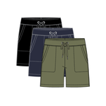 Tribal Pull On Short w/ Drawcord