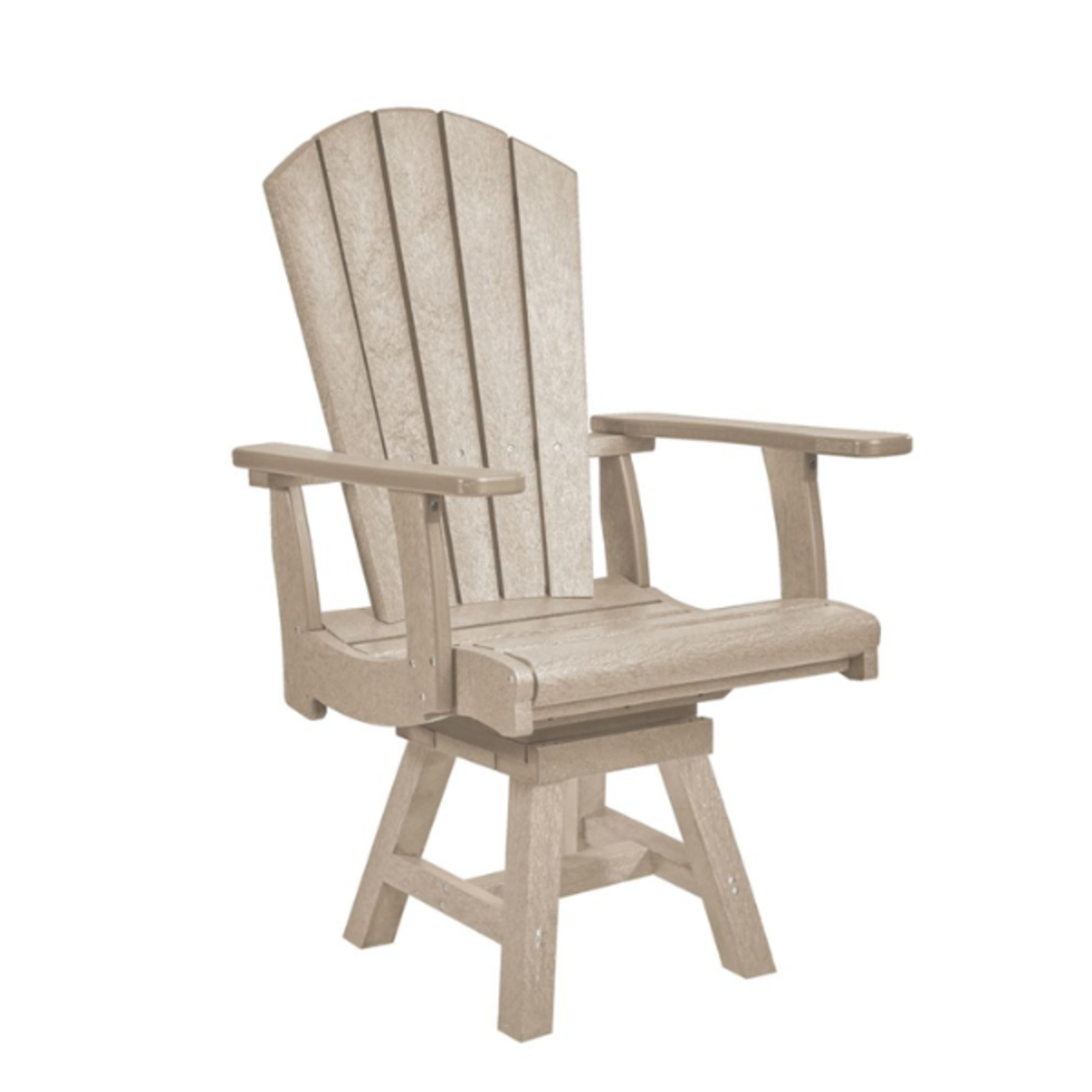 C.R. Plastics C.R. Plastic - Addy Swivel Dining Arm Chair