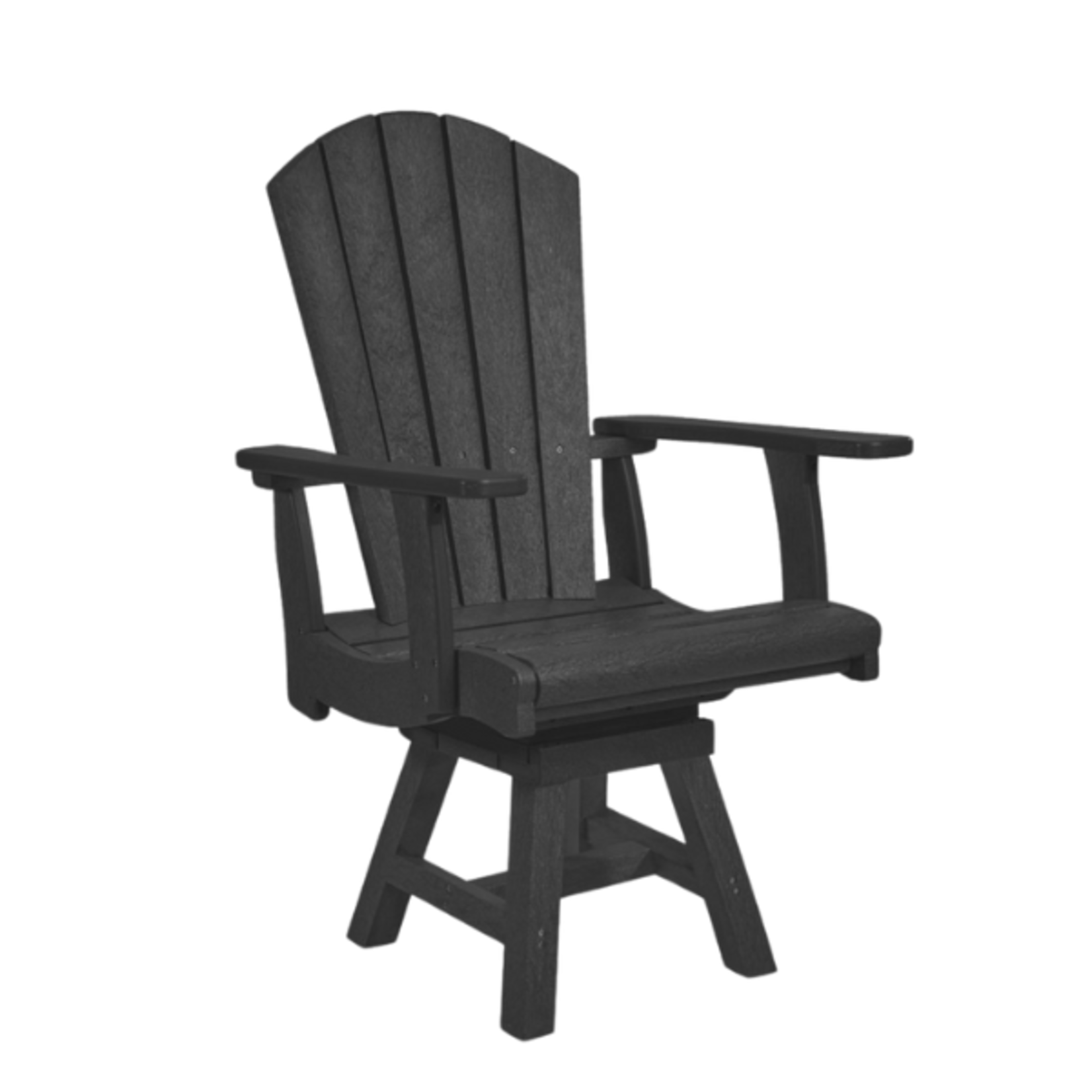C.R. Plastics C.R. Plastic - Addy Swivel Dining Arm Chair