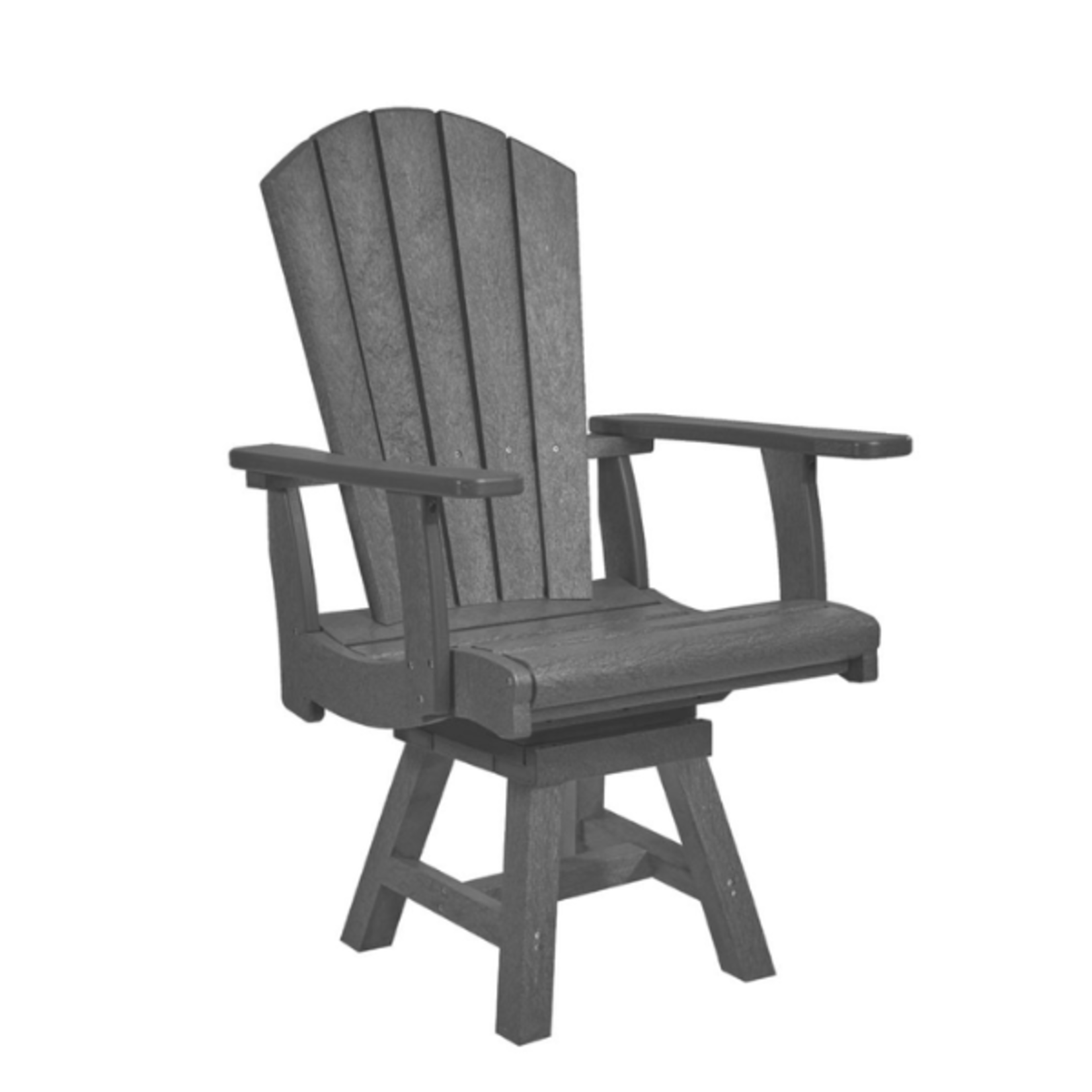 C.R. Plastics C.R. Plastic - Addy Swivel Dining Arm Chair