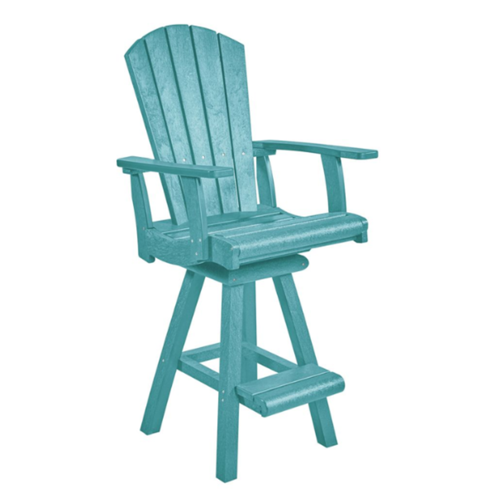 C.R. Plastics C.R. Plastics - Swivel Pub Arm Chair -