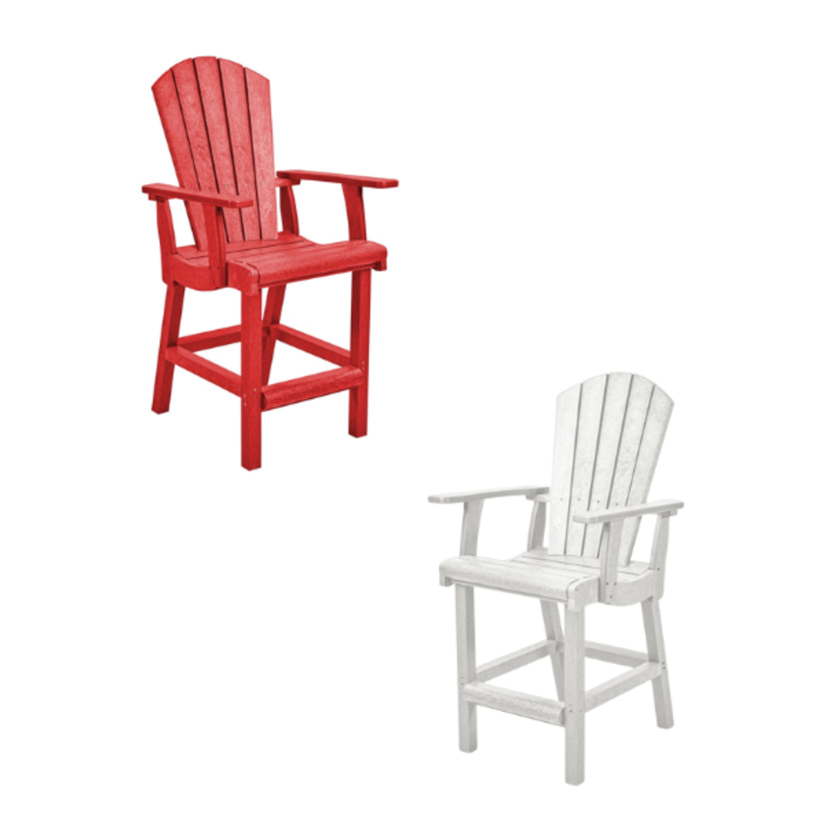 C.R. Plastics C.R. Plastics - Classic Counter Arm Chair