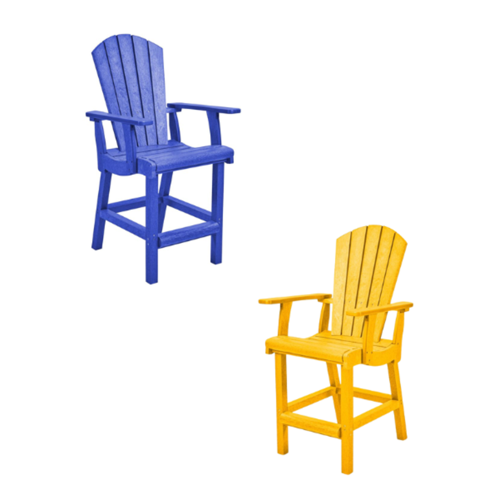 C.R. Plastics C.R. Plastics - Classic Counter Arm Chair
