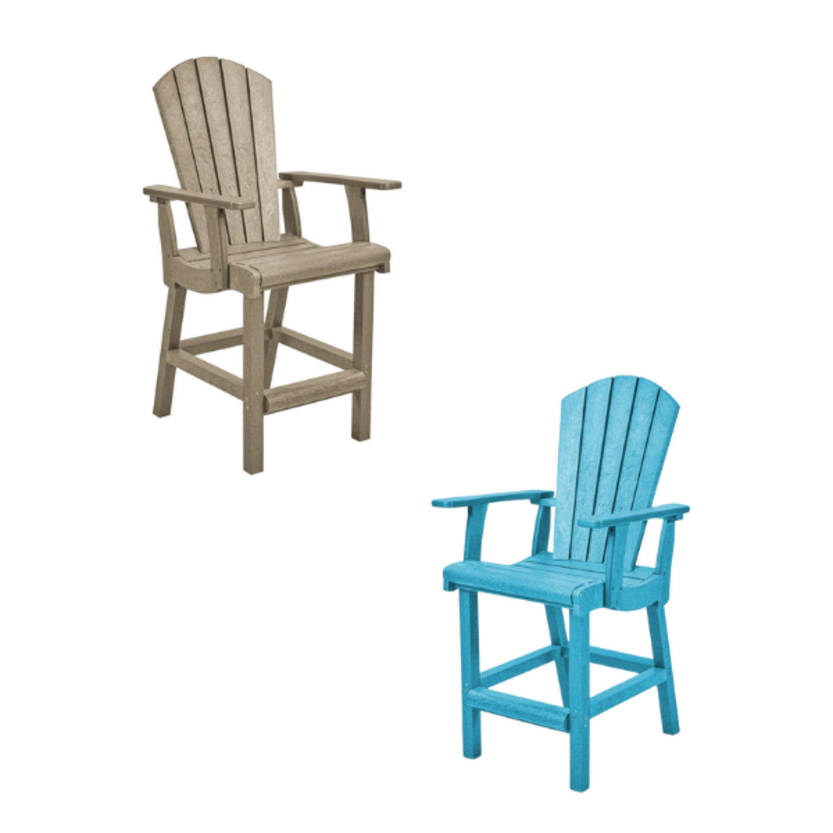 C.R. Plastics C.R. Plastics - Classic Counter Arm Chair