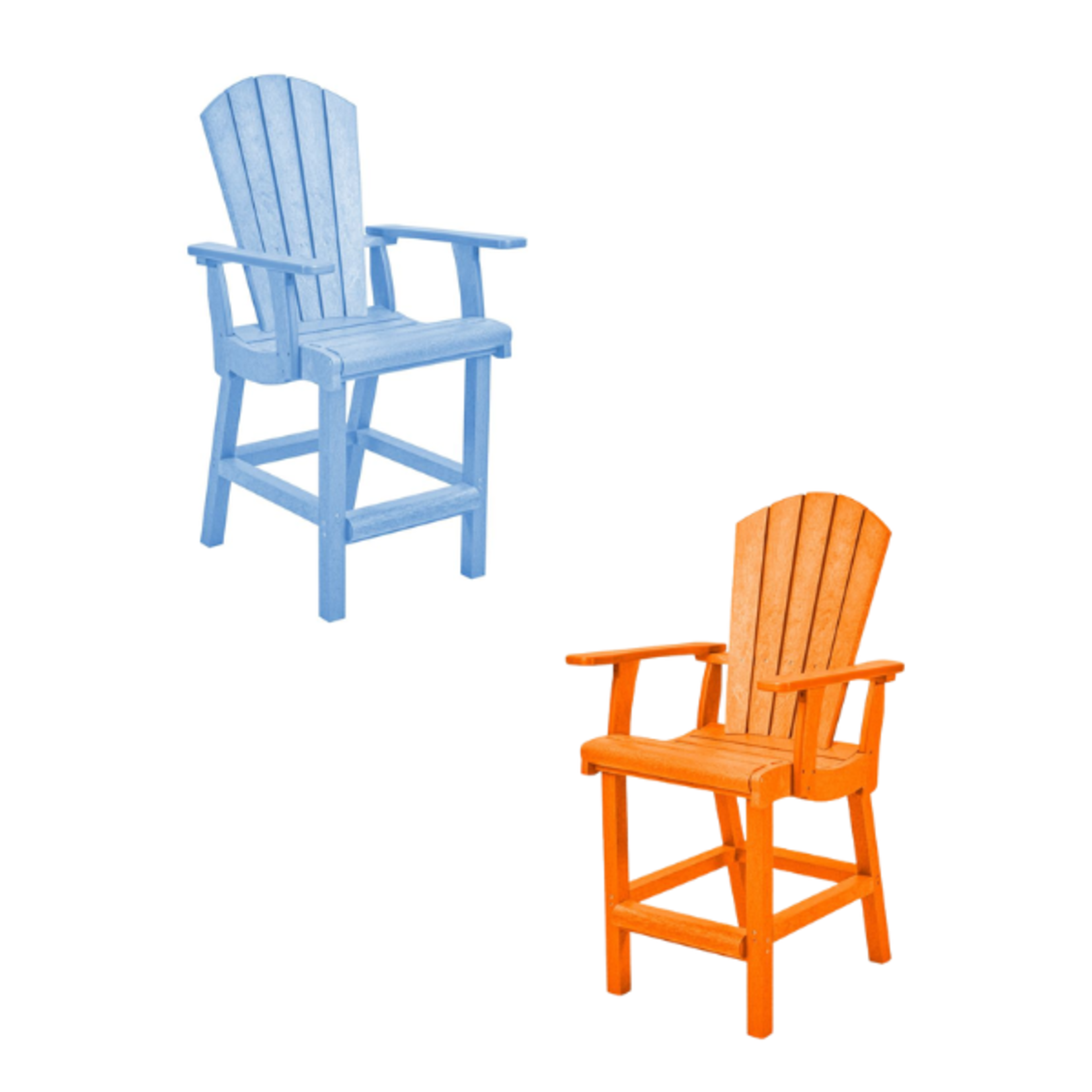 C.R. Plastics C.R. Plastics - Classic Counter Arm Chair