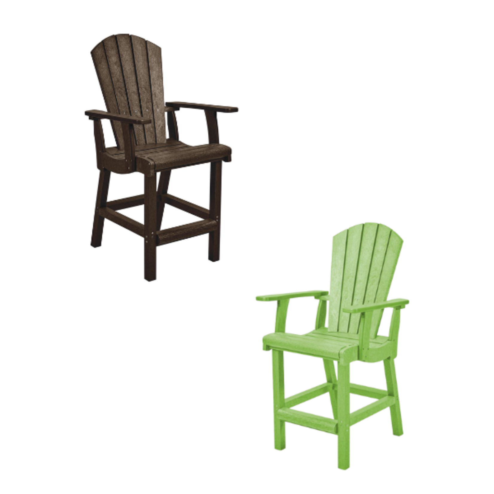 C.R. Plastics C.R. Plastics - Classic Counter Arm Chair