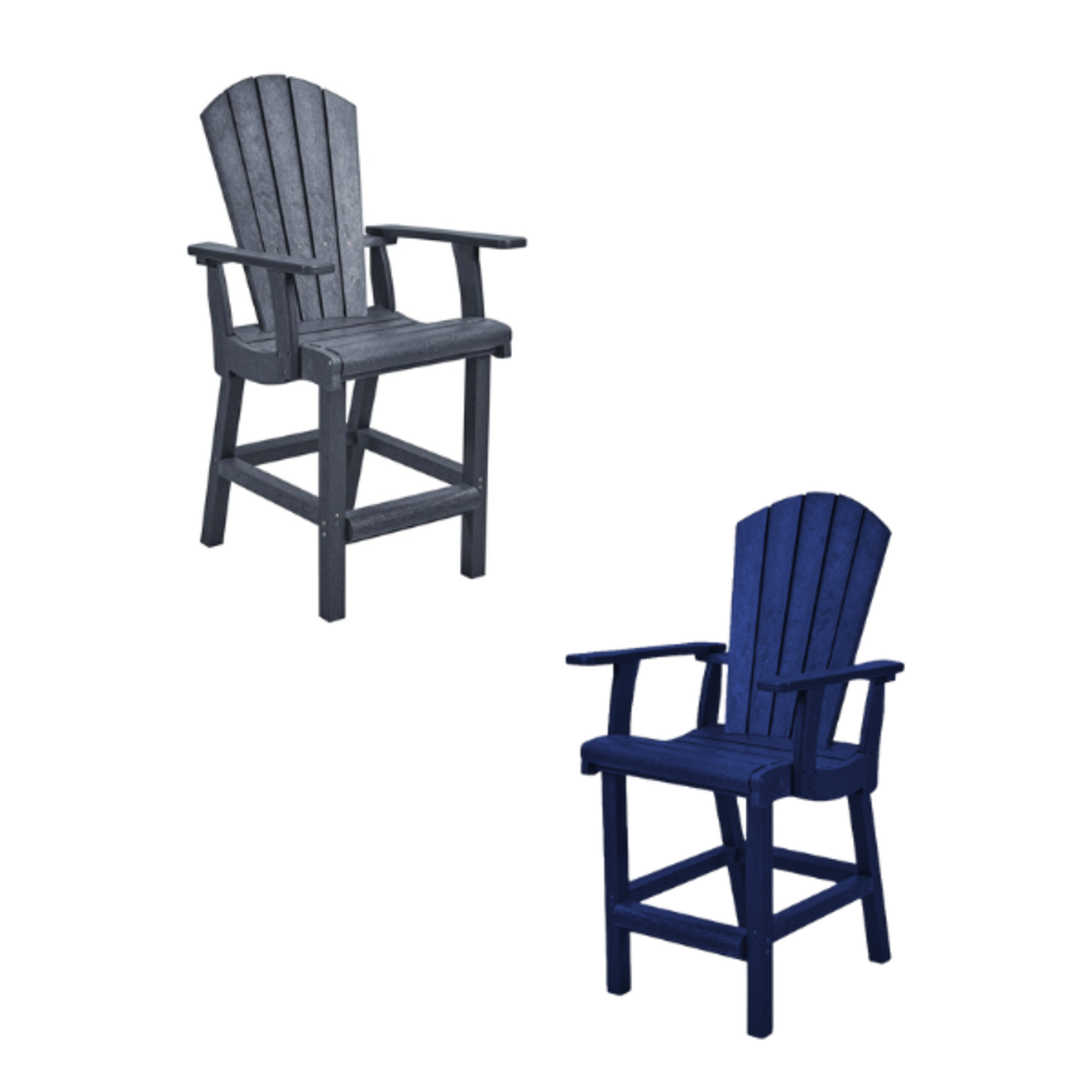 C.R. Plastics C.R. Plastics - Classic Counter Arm Chair